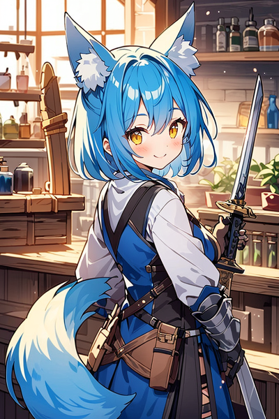 武器を売る妖狐のお姉様