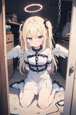 人間に捕まった天使　BAD END注意⚠️