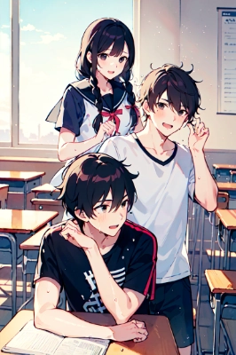仲良し三人組