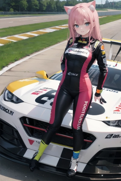 サーキットにて…