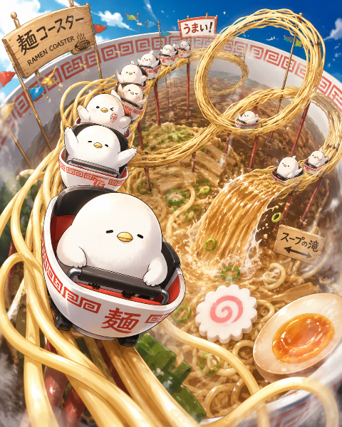 ラーメンの国と白雀ちゃん