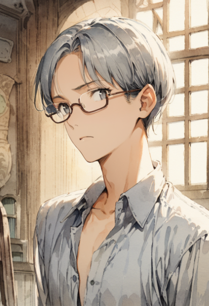 チラリズムなメガネくん