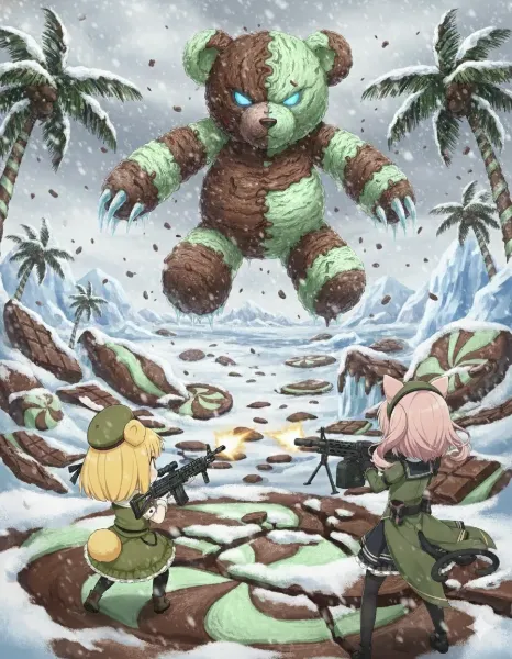 🧸「チョコミントの逆襲」の巻き🍫🍃🏝