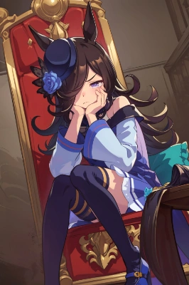 [ウマ娘] 座ってるライスシャワー