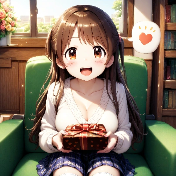 ホワイトデーのお返しで喜ぶ子