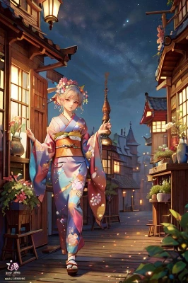 着物美人