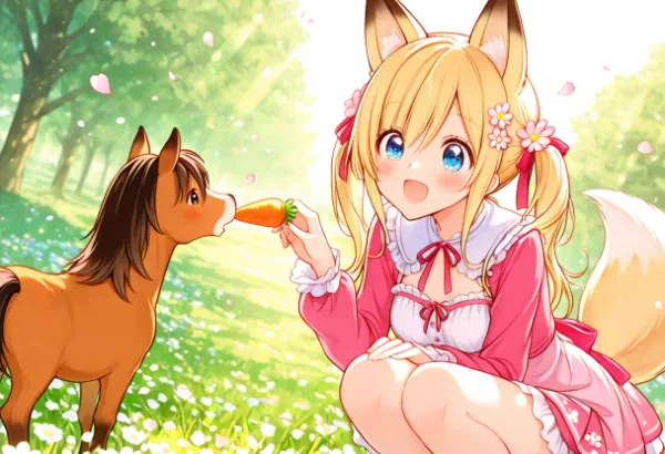 ニンジンどうぞ