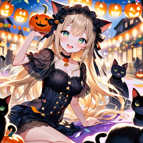 黒猫さんとハロウィン
