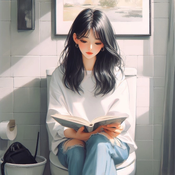 トイレで読書