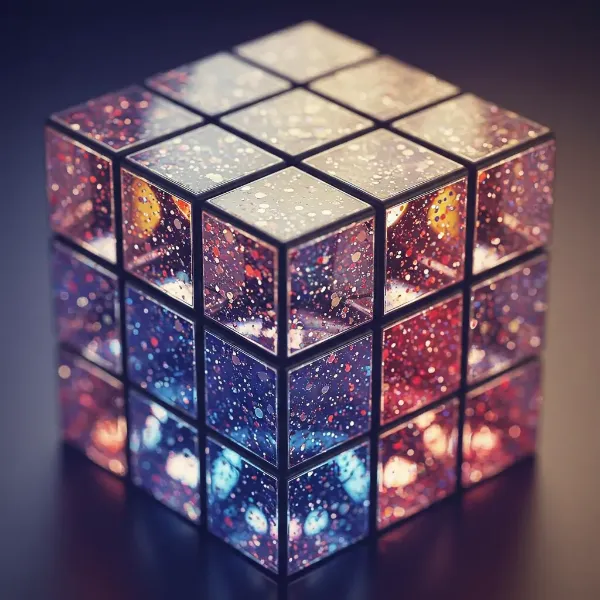 translucent Rubik's Cube