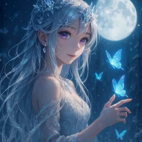 氷の姫と蒼き蝶の夜想曲