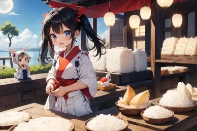月とお餅作り