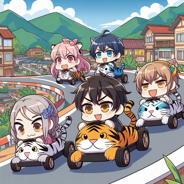 虎ｘカーｘレース　（17枚）