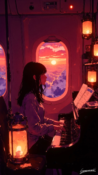 雲の上で奏でるワルツ／スマホ壁紙アーカイブ