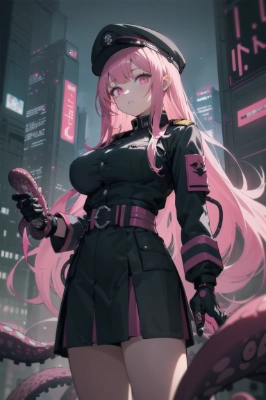 軍服触手ピンクちゃん