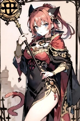 猫と美女