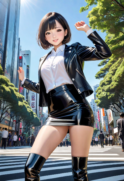 レザーコーデの季節