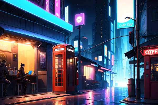 朝4時、始発待ち