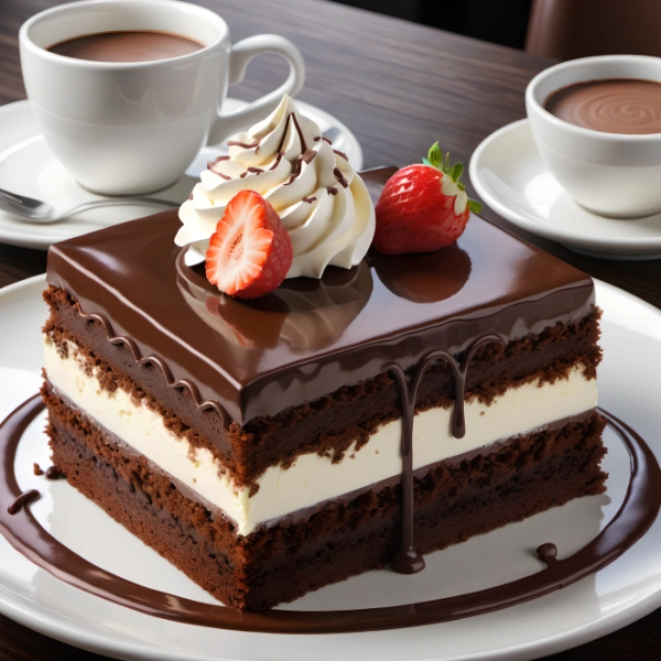 ウンダバー＿飯テロコレクション　チョコケーキにゃ