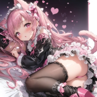 ハートたくさんにゃ♡