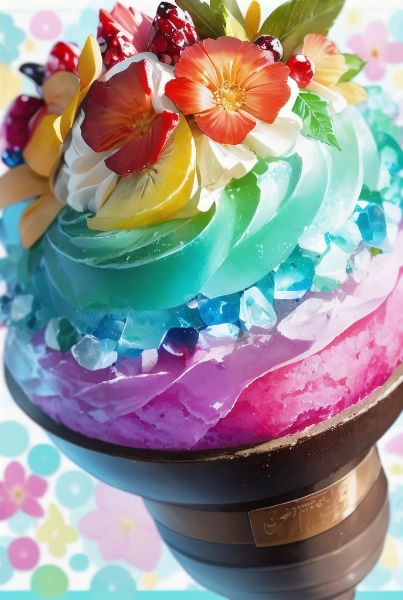 100回空想AIかき氷まとめ・その１～13まで（14枚）