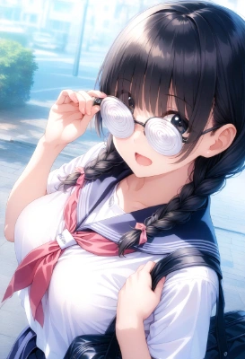 瓶底めがねの地味子ちゃん