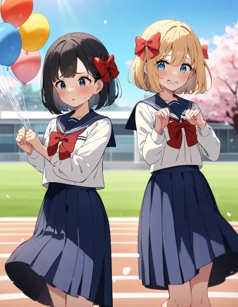 合図があったら風船飛ばす、合図があったら風船飛ばす