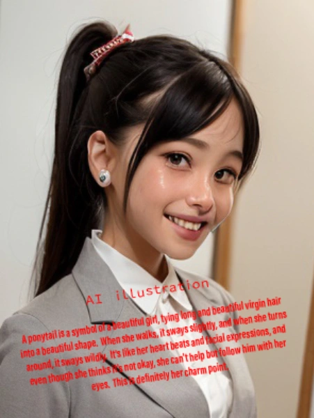 ポニーテール美少女