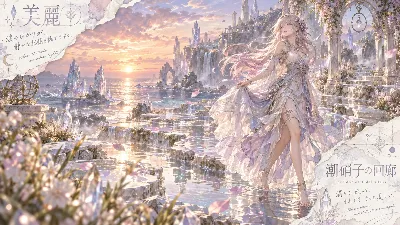 潮硝子の回廊を舞う幻の少女