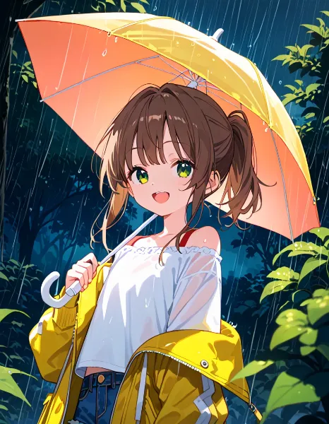 雨のお散歩