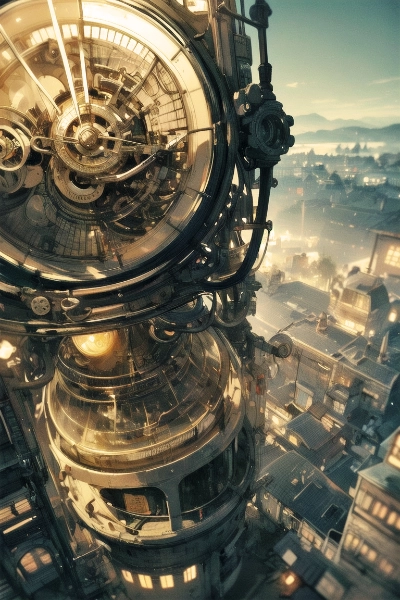 Steampunk city
