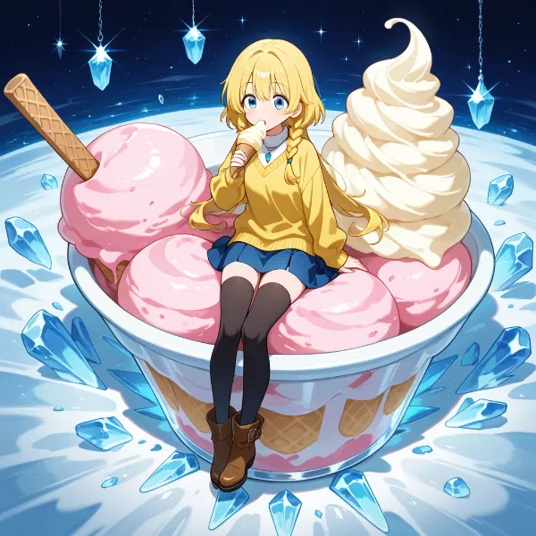 Frozen Ice Cream Star
