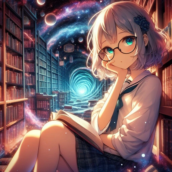 図書室（ファンタジー風味）