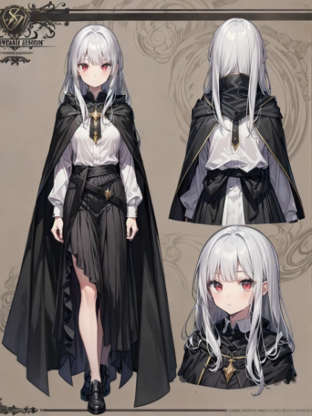 魔法技術者の設定画+