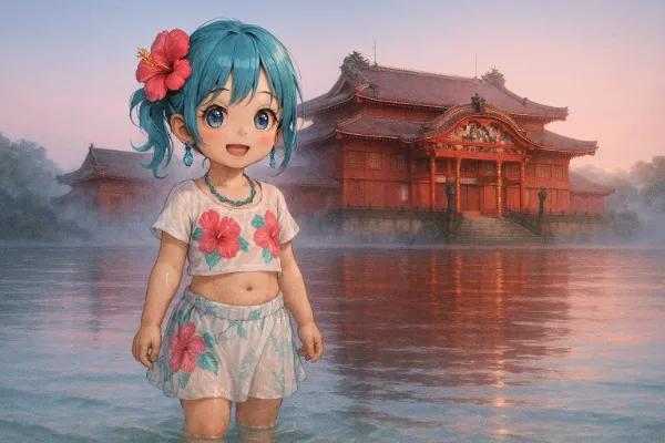 幻の首里城と少女の成長