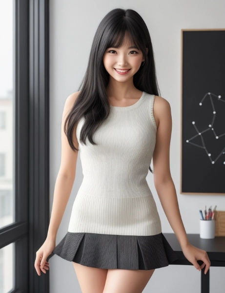 サマーニットのお姉さん 5