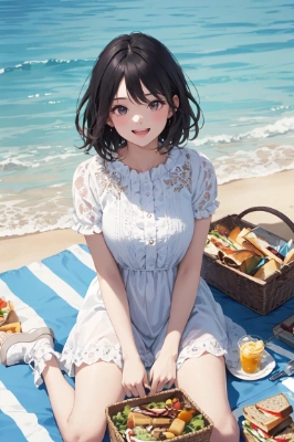 海辺のピクニック
