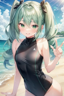水着グラビア ミクさん