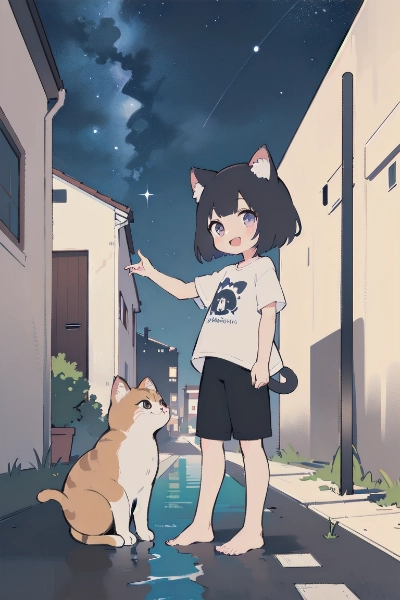冬の猫