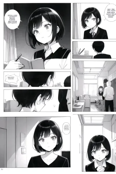 マンガ原稿風のもの