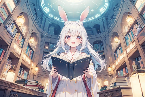 図書館で読書♪（各キャラ）