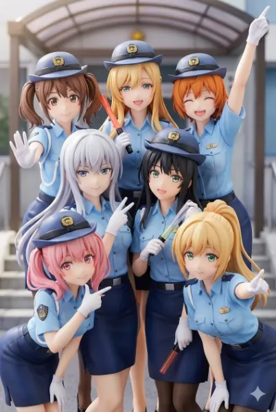 逮◯しちゃうぞ！（おま好きガールズ×女性警察官）