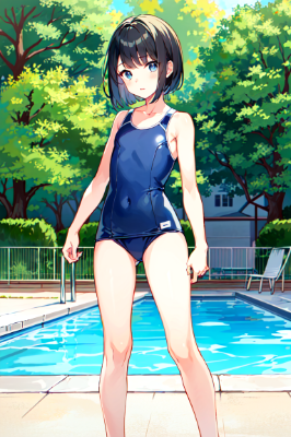 水着姿の男の子