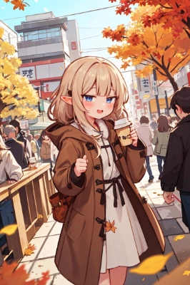 エルフ散歩