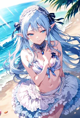 海辺のメイド・エルフィリア