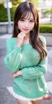 【限定】ニットを着ると、あたたかくて cozy な感じがする