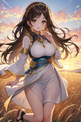 夕陽に踊るデメテル