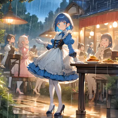 急な雨