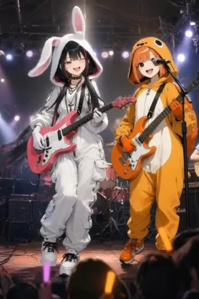 ウサギのギタリスト