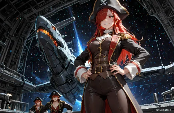 星海の女王、宇宙海賊の冒険